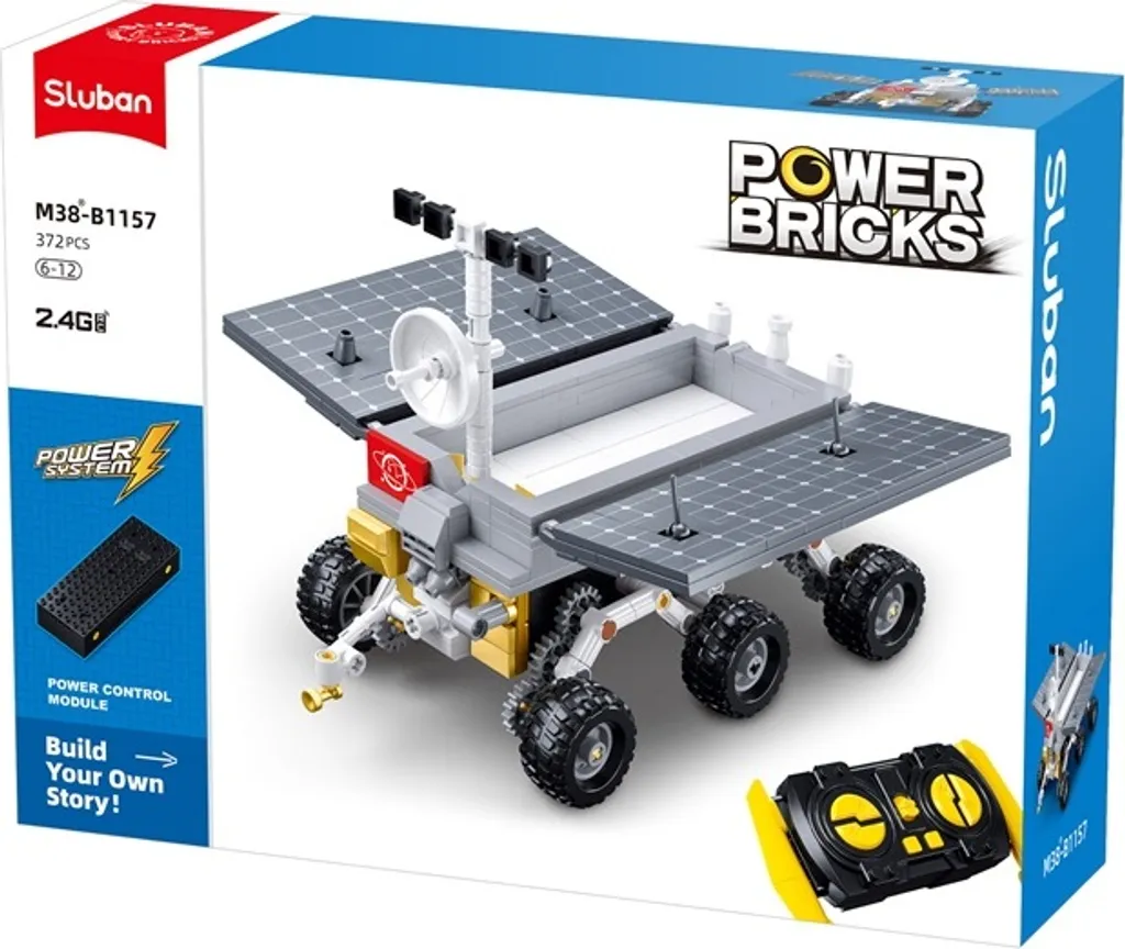 Sluban Power Bricks Rabbit Rover M38-B1157 Jeu de Construction à Rétrofriction - 4