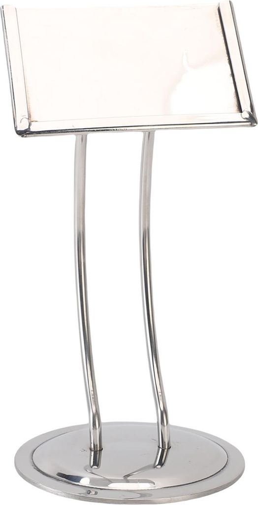 Metall Tisch Zeichen Halter Edelstahl Tischnummer Halter Karte Bild Memo Note Stand für Tabelle Tafelaufsätze Buffet Hochzeit