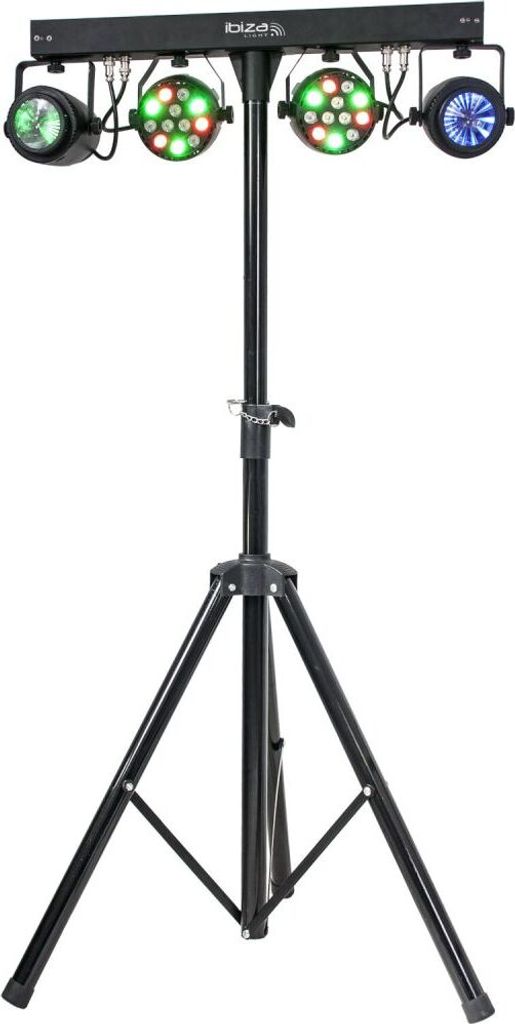 IBIZA DJLIGHT60 LED PARTYBAR Projecteur et Moonflower avec Image du produit 