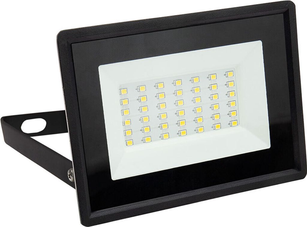 Spectrum LED NOCTIS LUX 3 Fluter schwarz 30W Strahler 2900lm IP65 Kaltweiß 6000K