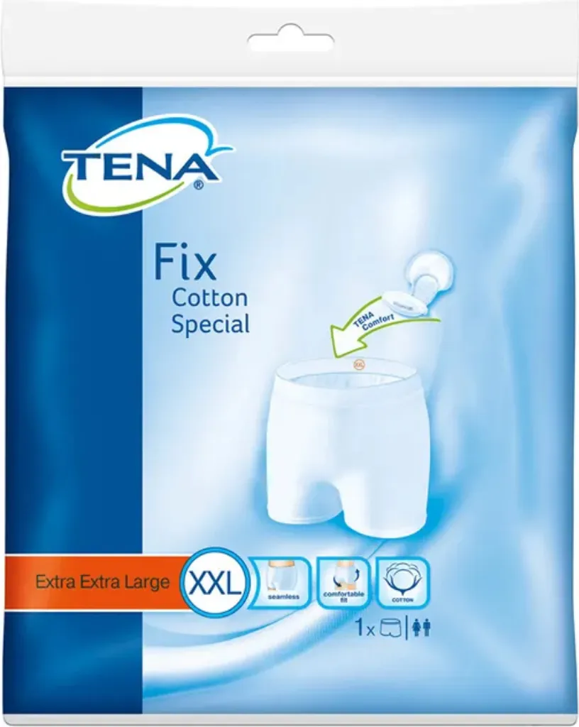 TENA Fix Coton Taille XXL - 24 Culottes de Fixation Lavables pour Homme