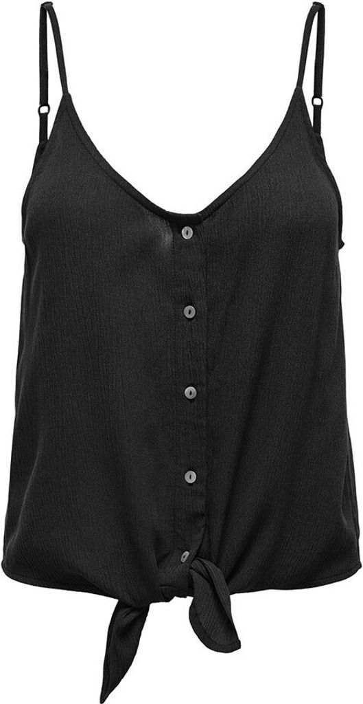 Only Chiara ärmelloses T-shirt Schwarz XS Frau Schwarz XS