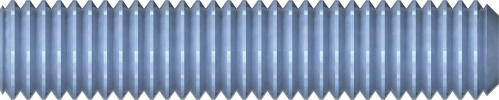 Gewindestangen, DIN 975, M 16, 100 cm, Stahl, verzinkt, blau passiviert, verpackt a 5