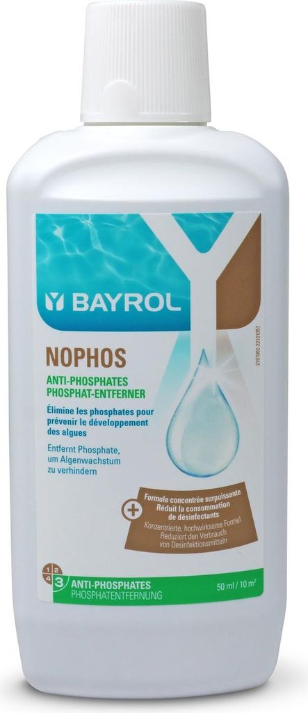 1 liter antiphosphat-flüssigkeit Bayrol NOPHOS Produktbild 