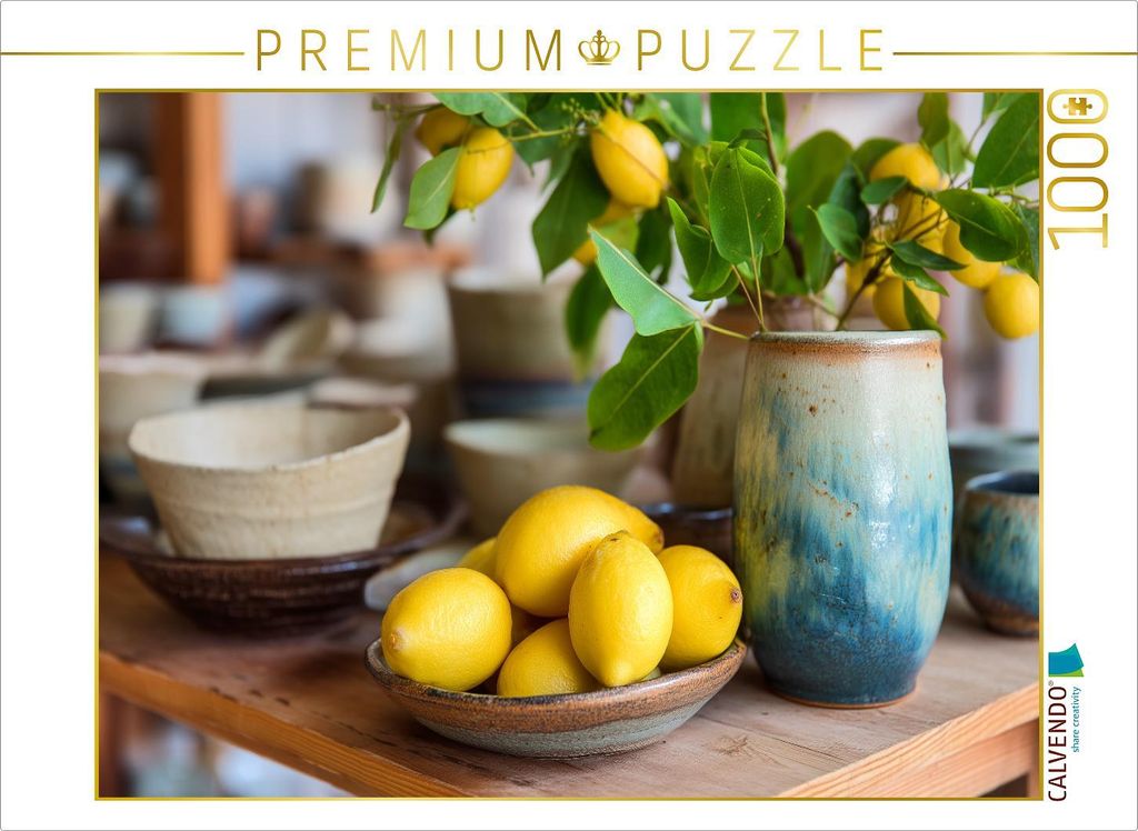 CALVENDO Puzzle Ein Tisch voller Süden | 1000 Teile Lege-Größe 64x48cm Foto-Puzzle für glückliche Stunden