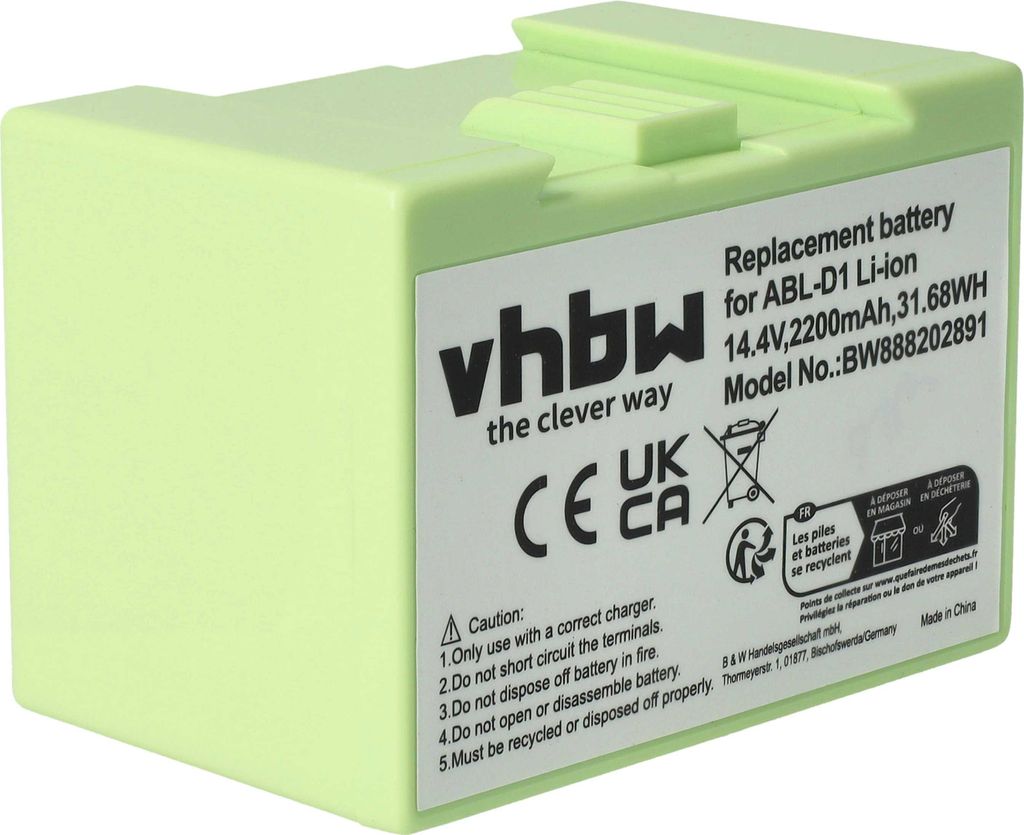vhbw Akku kompatibel mit iRobot Roomba J7, J557840, j517840 Produktbild 