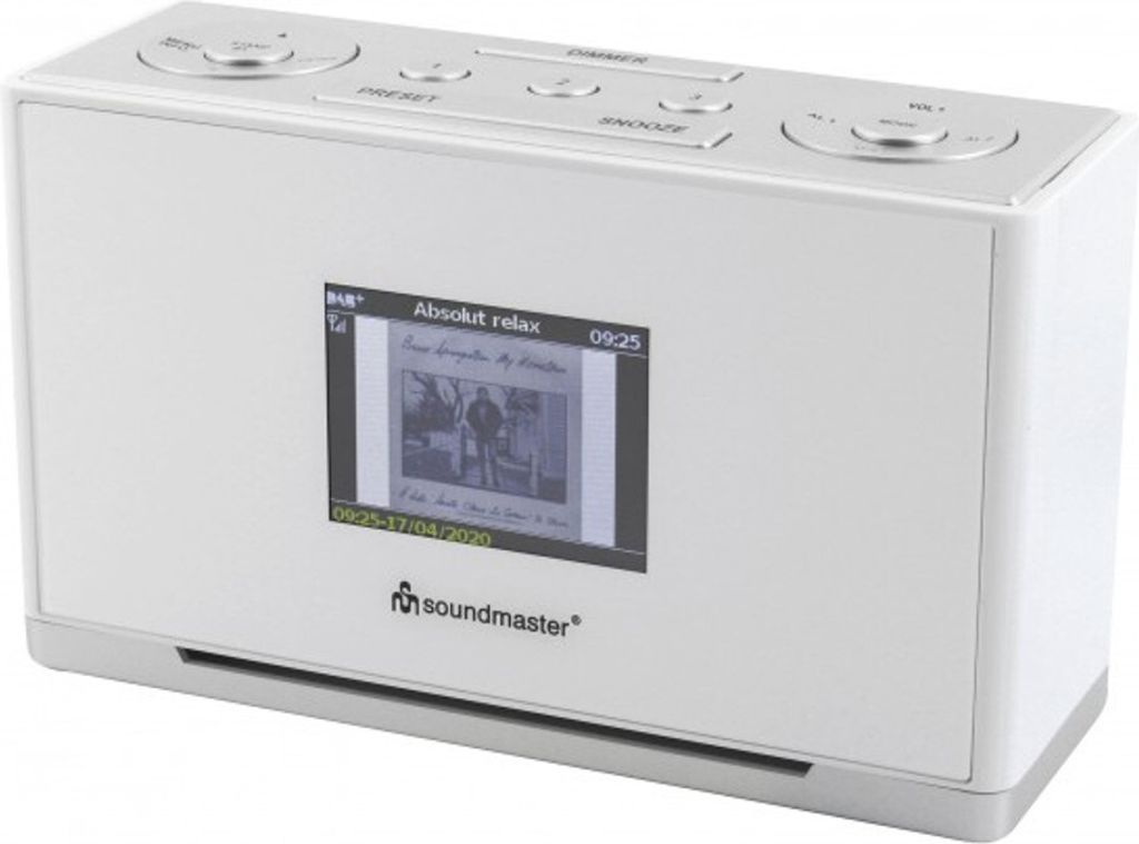 SOUNDMASTER UR240 weiß DAB+ Radio (weiß) Produktbild 