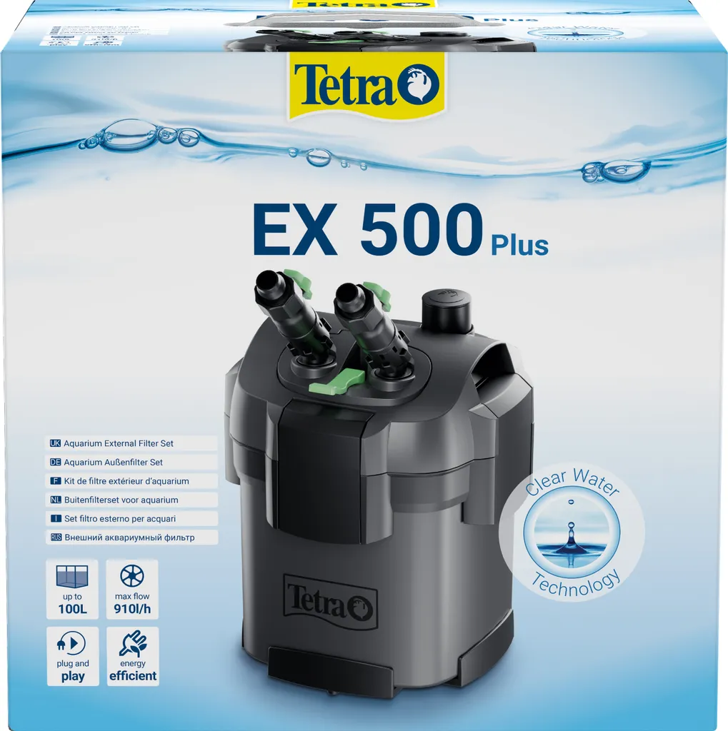 Filtre Tetra EX 500 Plus contre l'eau trouble et les algues vertes