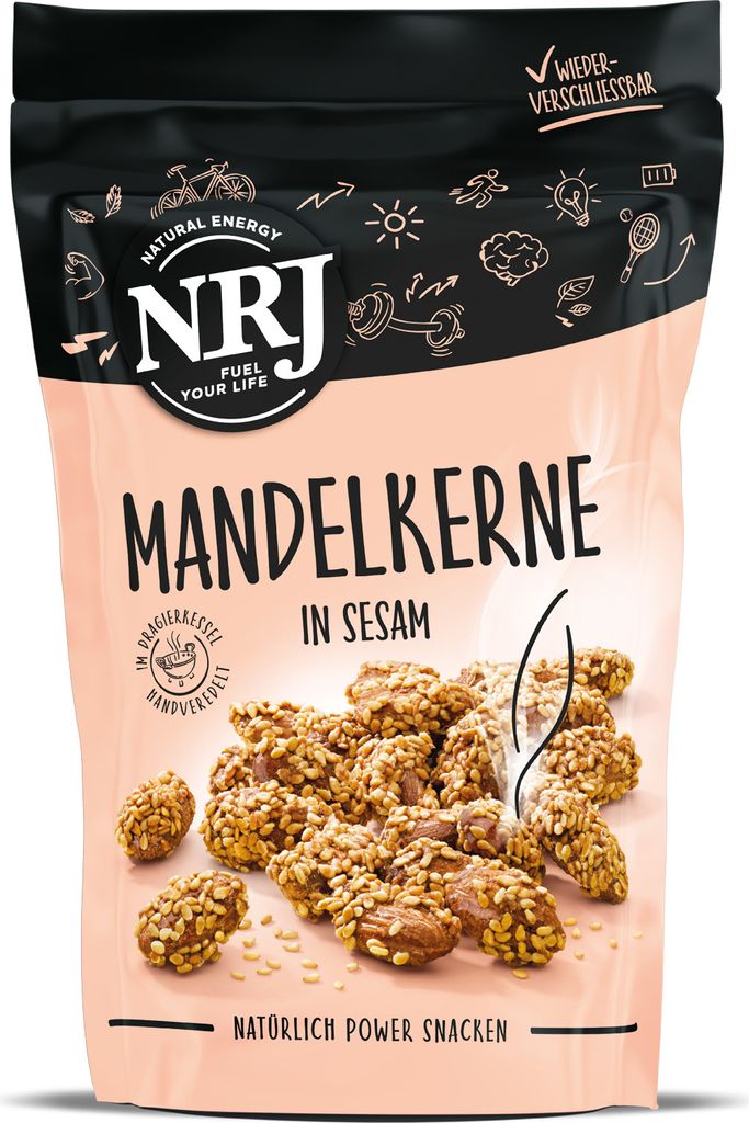 NRJ Mandelkerne in Sesam geröstet 150g Produktbild 