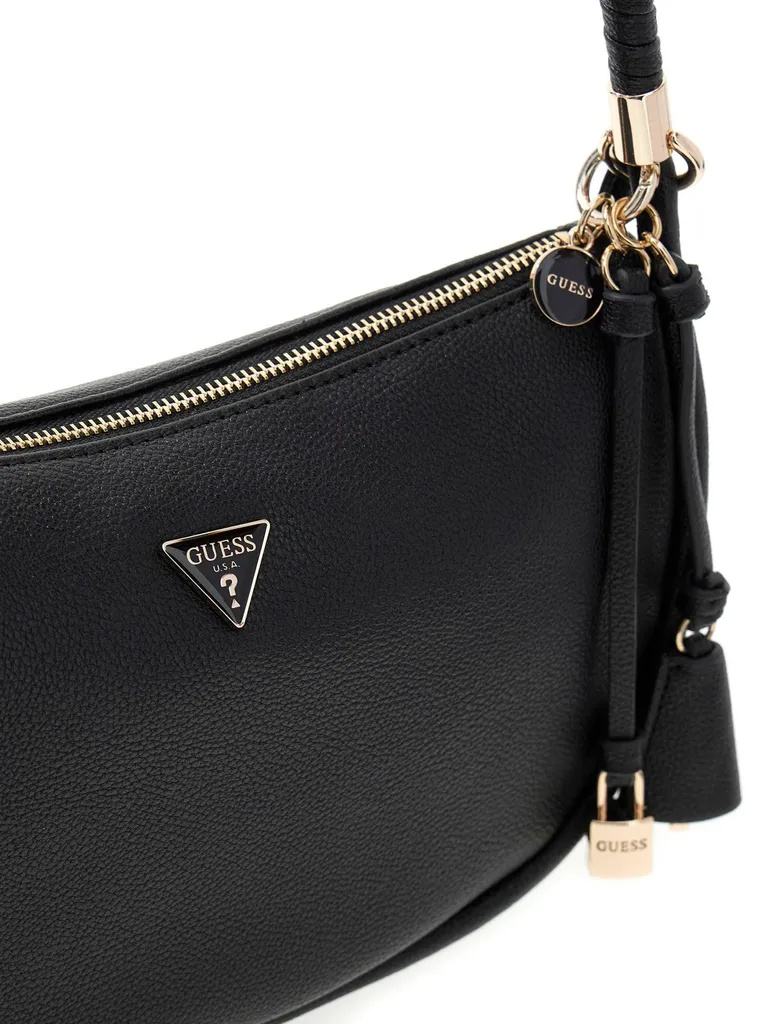 Sac Bandoulière Noir GUESS DANYA HWBG9918010 : Élégance sans Encombrement