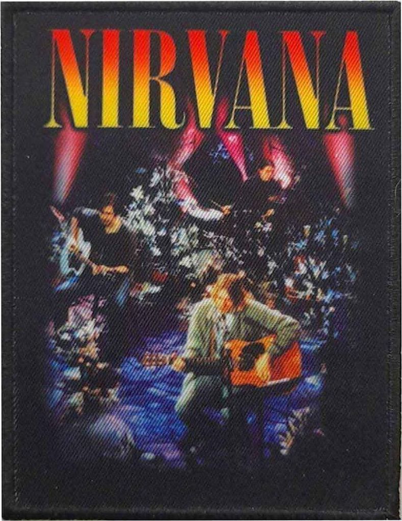 Nirvana Unplugged Photo Aufnäher zum Aufnähen