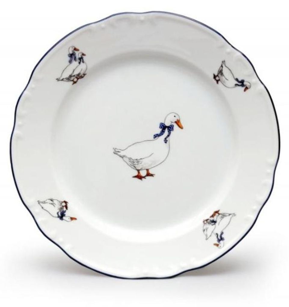 Thun 1794 Dessertteller, Gänse, 17 cm, Tschechisches Produktbild 