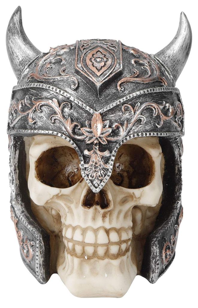 Totenkopfförmige Spardose aus Kunstharz, ein Dekorationsgegenstand für Zuhause, als Tischdekoration oder als Spardose für Wohnzimmer, Kamin oder...