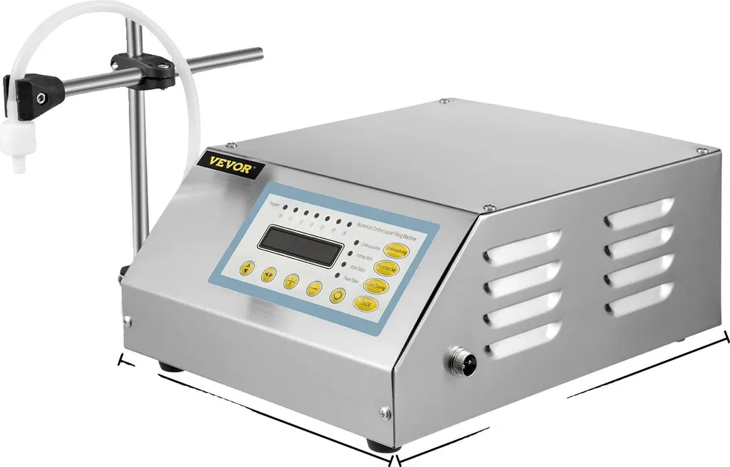 Doseuse de liquides automatique 5-3500ml Inox avec commande par pédale