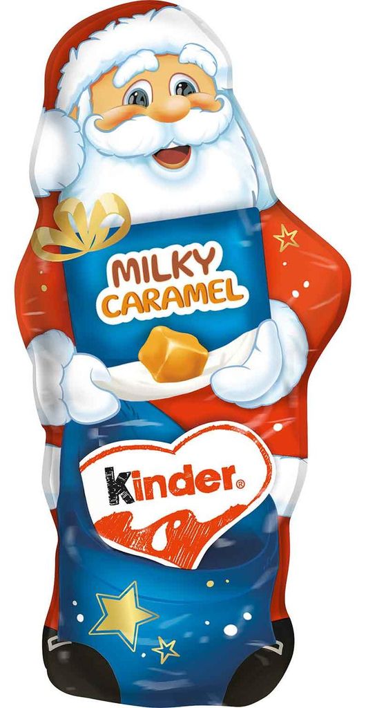 kinder Schokolade Weihnachtsmann Milky Caramel 110g Produktbild 