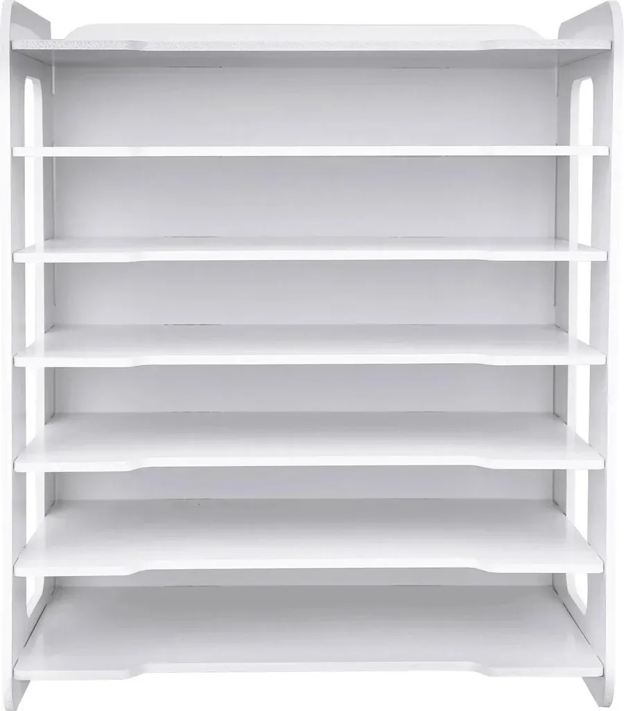 Trieur de documents vertical 7 compartiments blanc, gain de place
