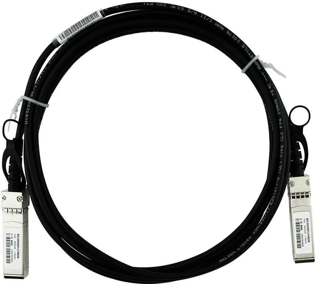 Câble DAC SFP+ 1m compatible Netgear AXC763 BlueLAN 10Gbps SC353501J3M30