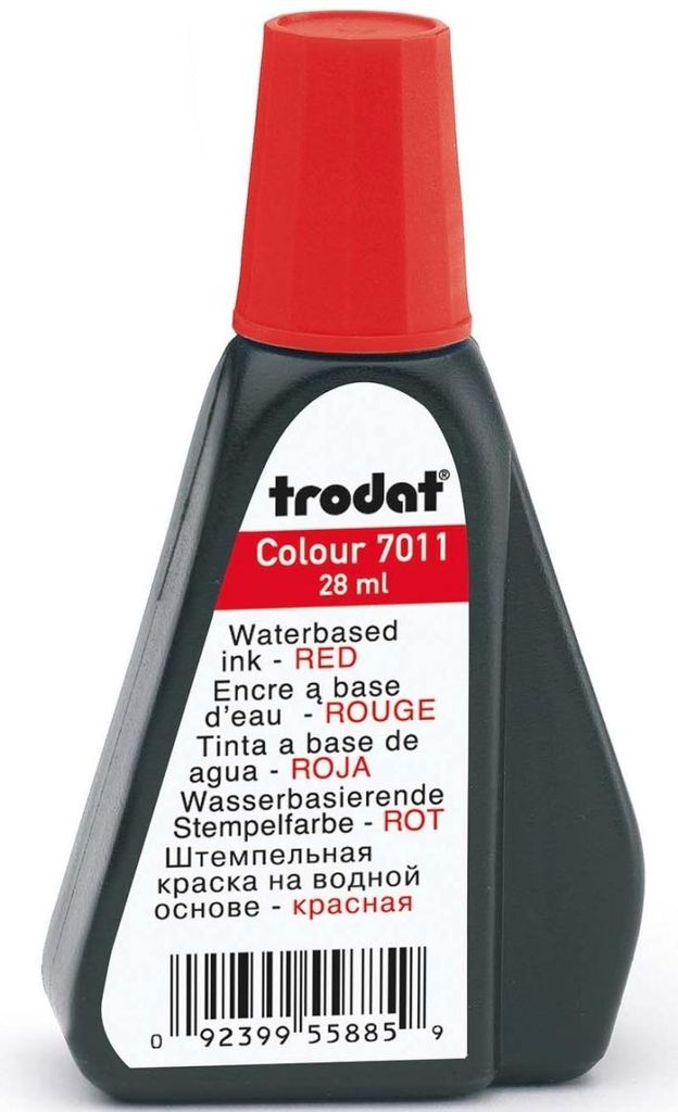 trodat Stempelfarbe rot 28ML 7011/SB Produktbild 