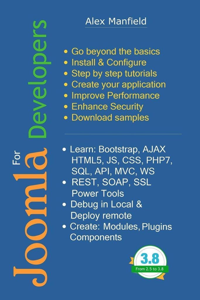 Joomla for Developers.by Manfield, Alex New .=