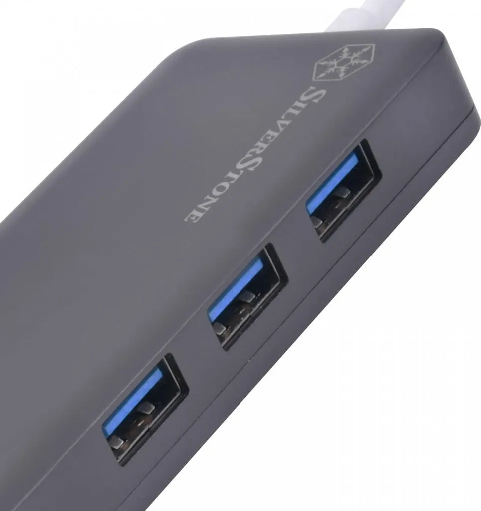 Adaptateur Silverstone SST-EP14C USB-C vers HDMI Gris pour PC - 5