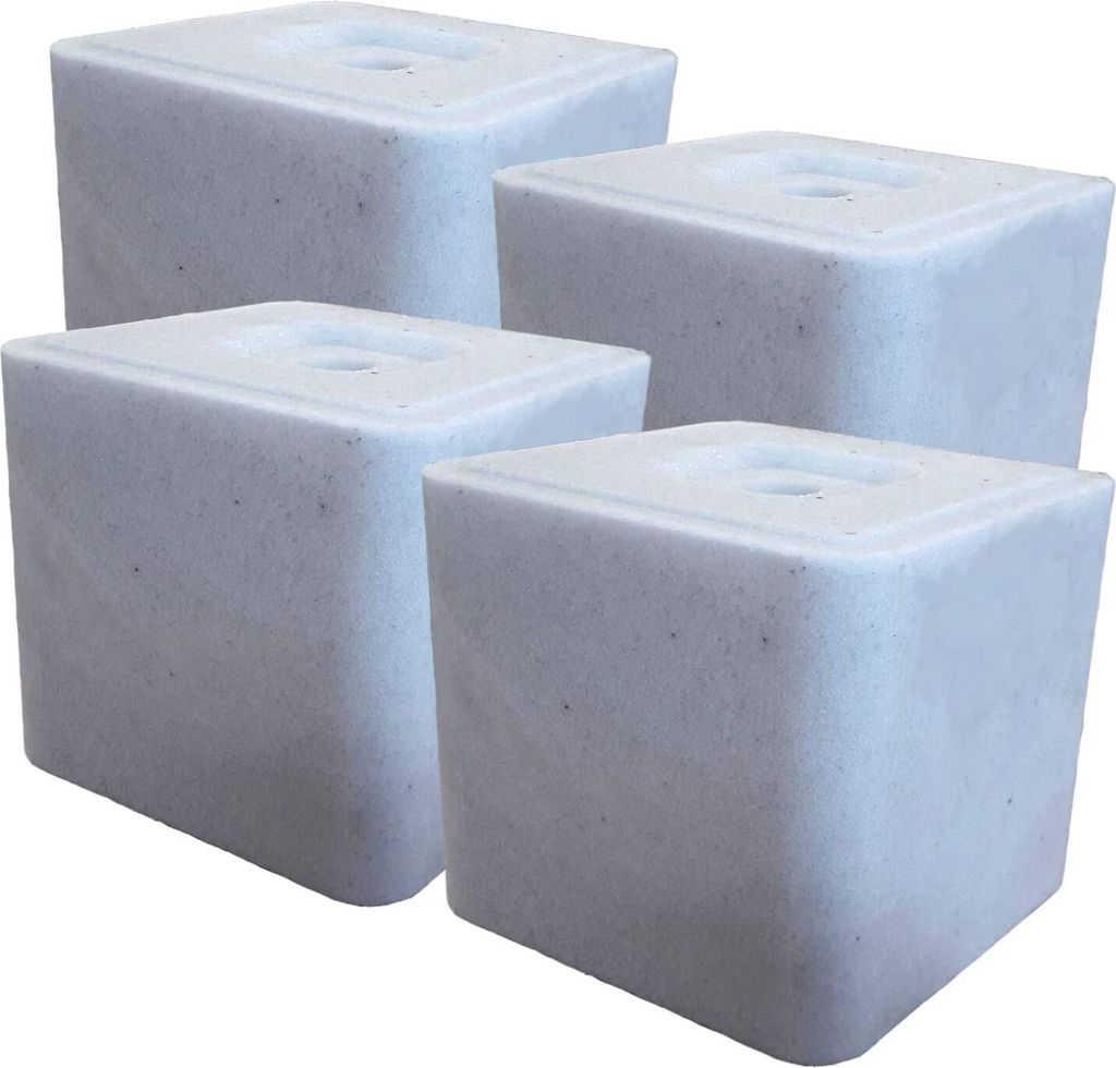 LanDixx Salzleckstein 4 x 10 kg 40 kg für Rinder Schafe Wild Pferde Leckmasse Mineralleckstein