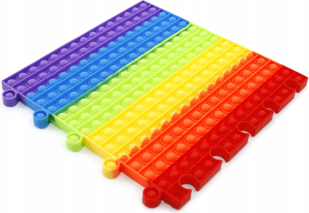 Riesiges XXL Pop It Puzzle - Push Bubble Fidget Toy Anti-Stress Spielzeug 32cm Bunt