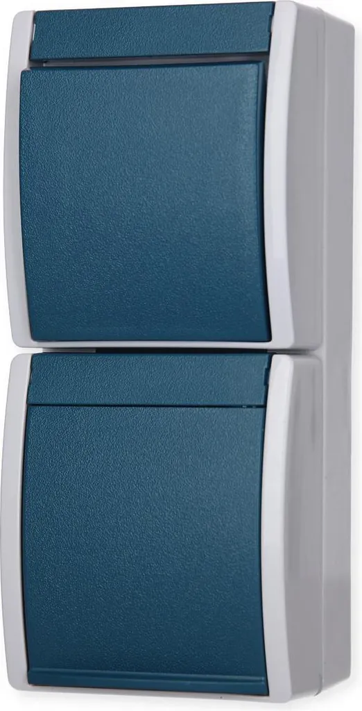 Prise de Courant pour Rénovation Busch Jaeger 2601/6/20 EBW-53 Schuko Bleu