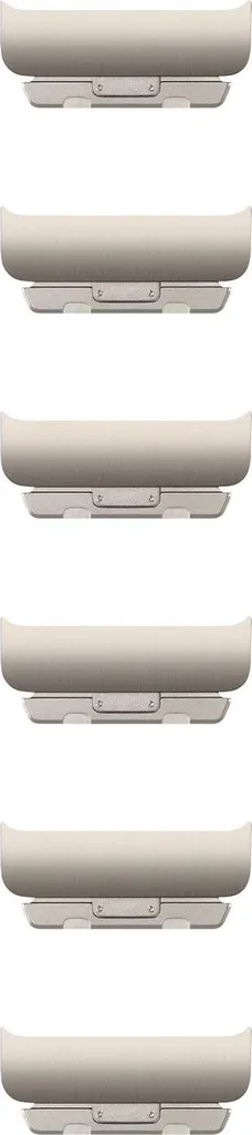 Bracelet Luxe pour Apple Watch 46mm Acier Naturel Style Business Pro XL
