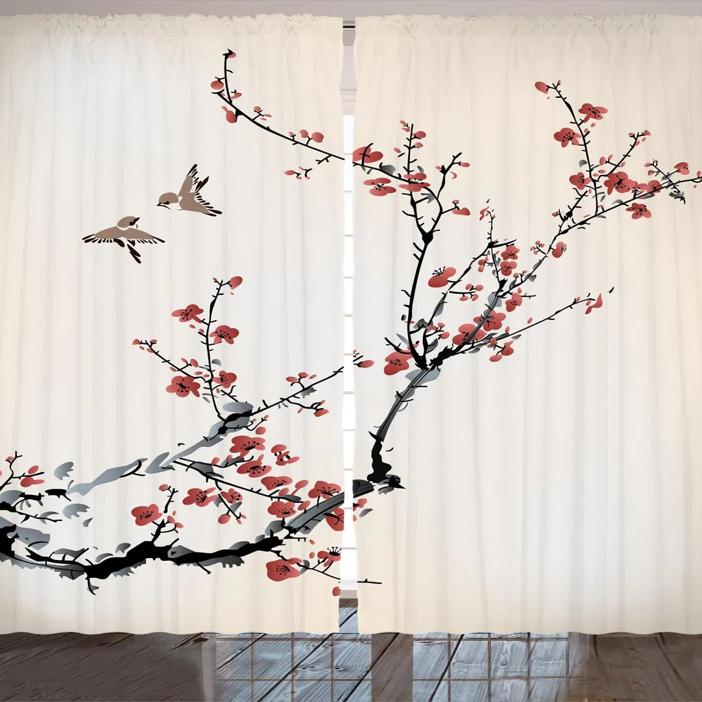 Tenda ARANDE per Salotto 280x245 cm - Lavabile, Stile Giapponese
