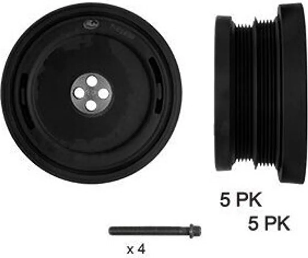 Poulie de vilebrequin GATES TVD1038A OE 11232247890 pour BMW X5 E53