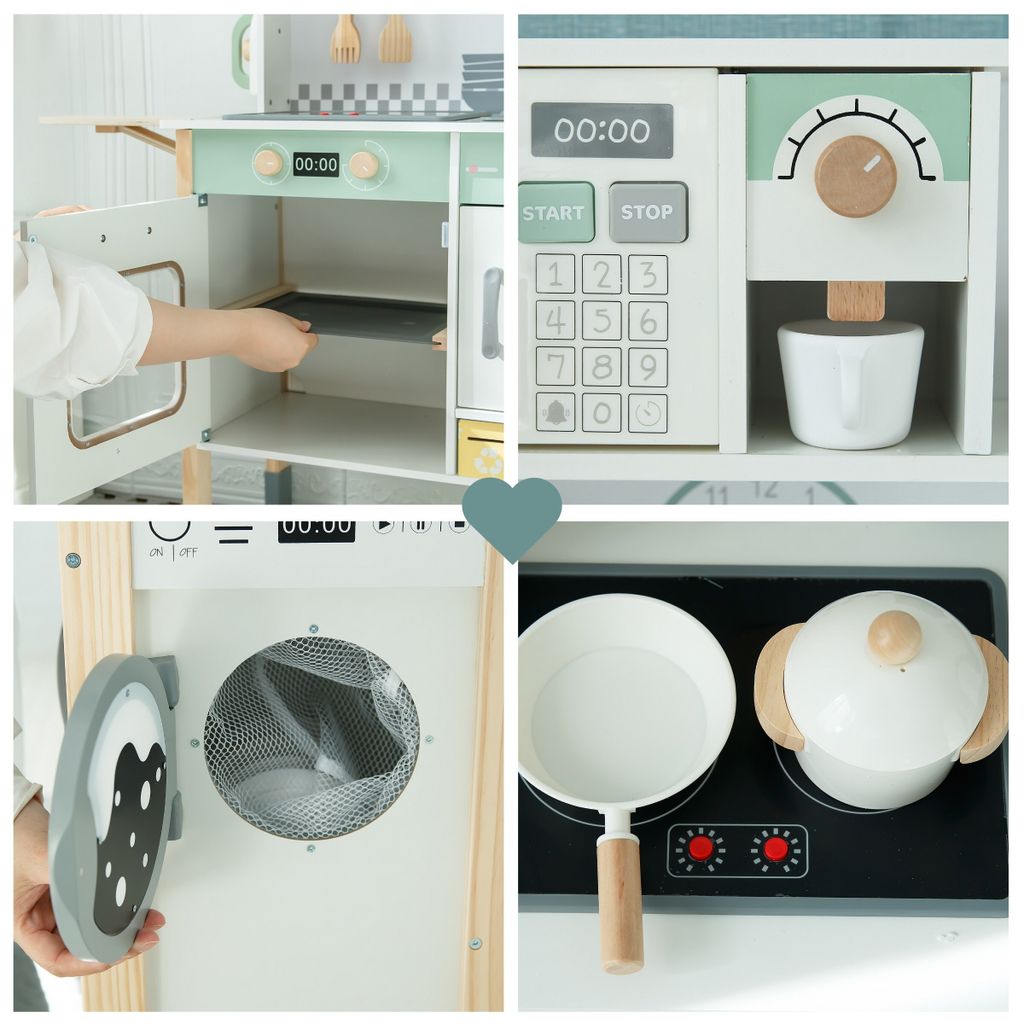 Cuisine Enfant avec Accessoires et Tablier - Mamabrum - Cuisine, ménage et repassage - Rue du Commerce