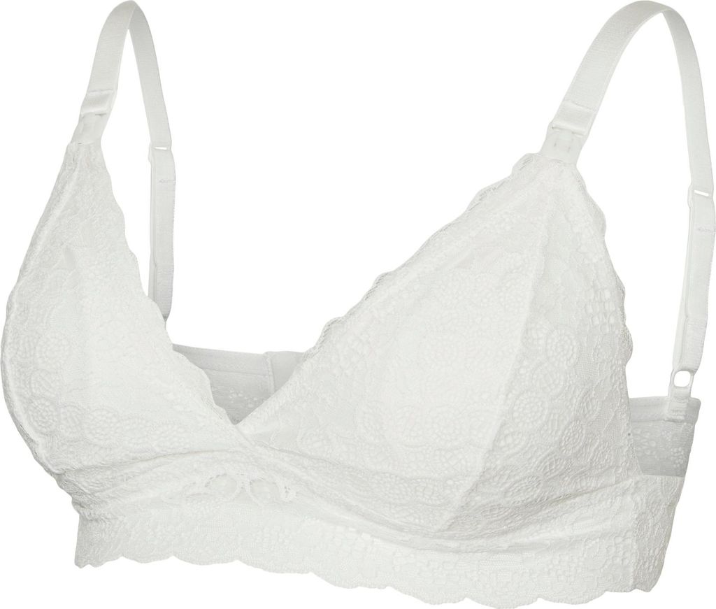 Mamalicious Schwangerschaft Still BH ohne Bügel Feine Spitzen Umstand Bralette Größe: L