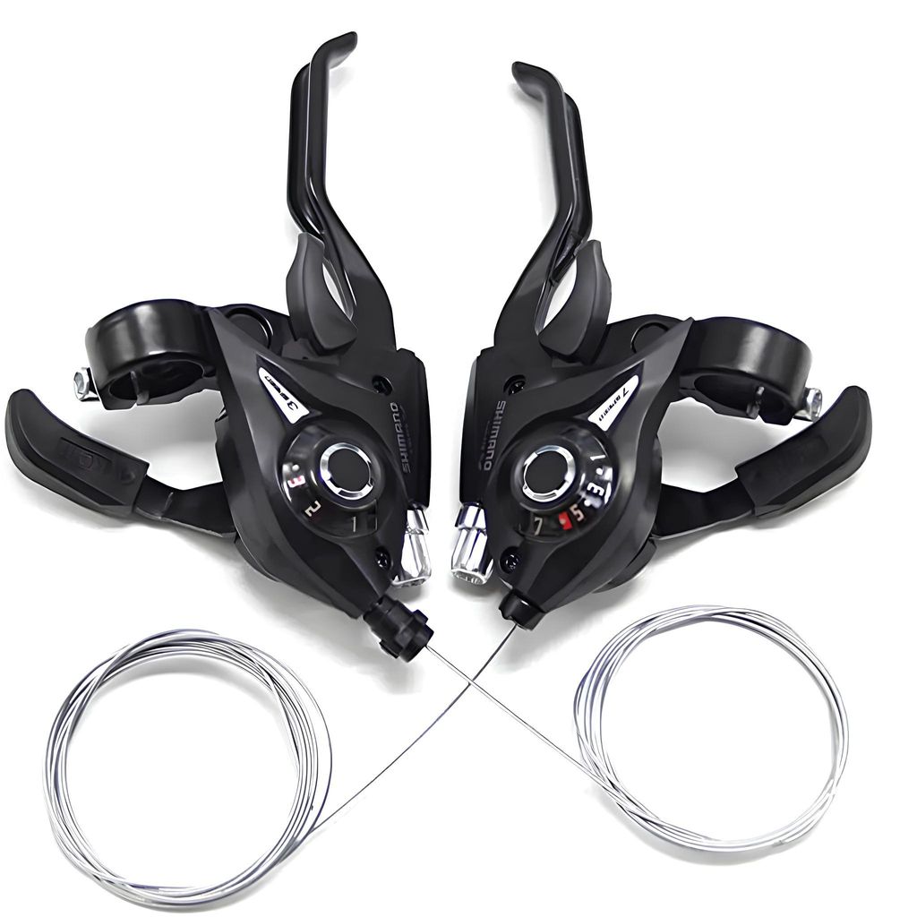 Sada KLAMKOMANETEK Shimano ST-EF51-7 Altus 3x7 páky řazení Obrázek produktu 