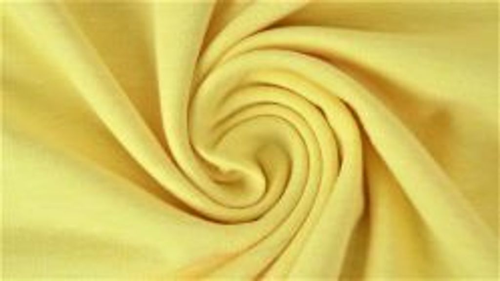 Jersey Yara Gelb Melange 220 g/m², ca. 0,5 m lang, ca. 1,5 m breit, Stoffe Meterware, Baumwolljersey