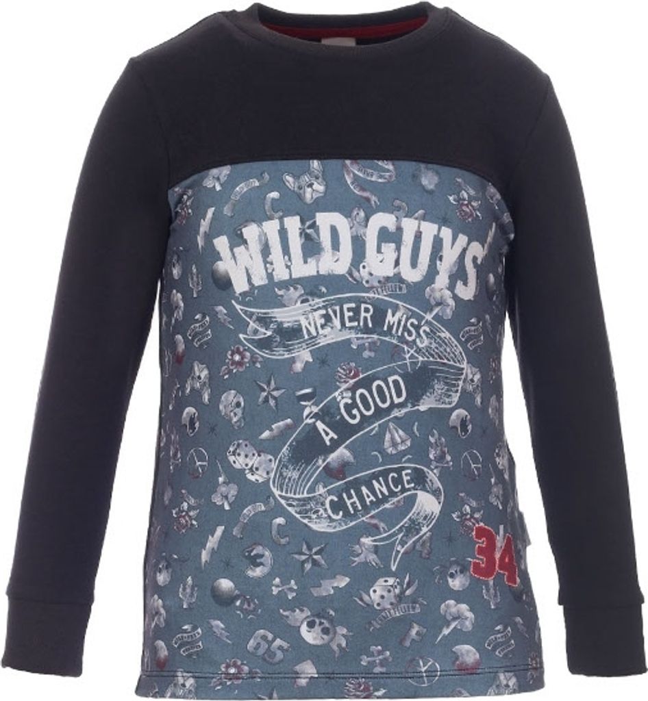 31229 Stummer Jungen Langarmshirt Wild Guys Gr. 140 – Baumwolle & Elasthan
