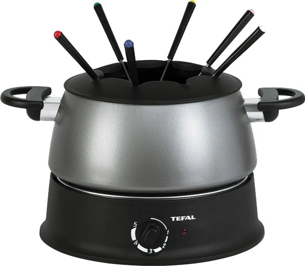 Tefal EF 3000 Fondue Gourmet: Apparecchio Elettrico 1200W Silver