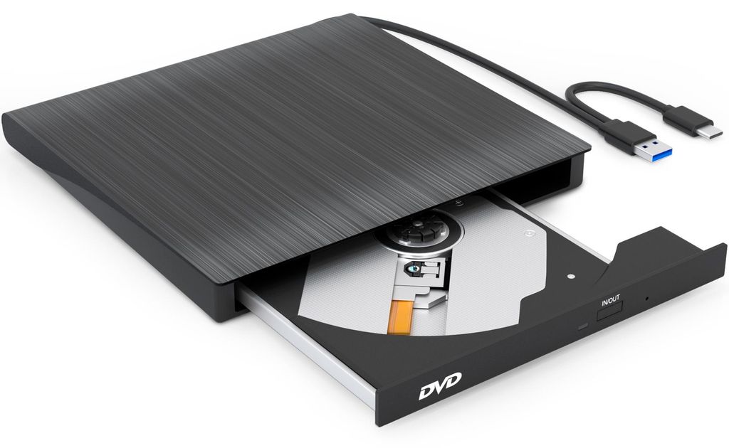 Strex Externe DVD Speler en Brander - CD/DVD - Plug & Play Productafbeelding 