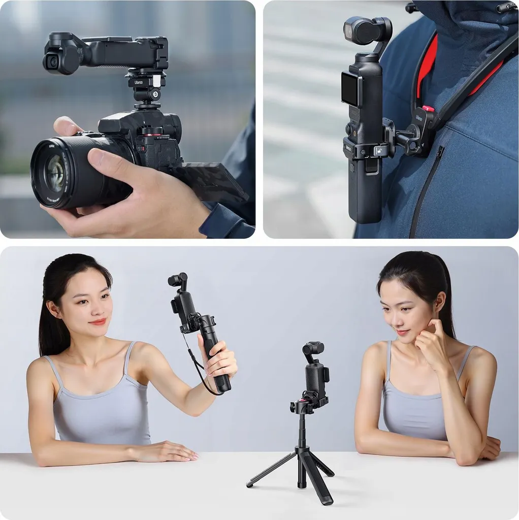 Fixation Rapide DJI Osmo Pocket 3 : Changez de Support en un Clic UKA - 12