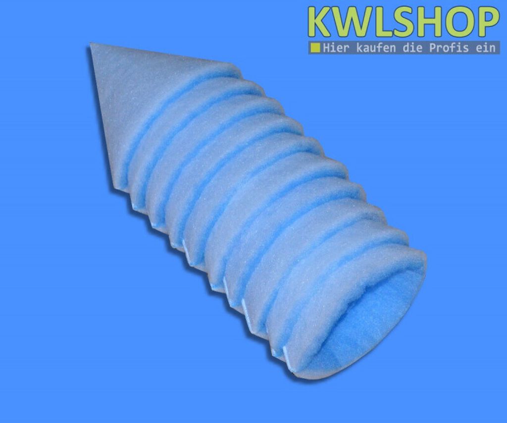 Kegelfilter G3, DN 125, 200mm lang, 15-18mm Stärke, Iso Coarse 45% baselines Verpackungseinheit: 100 Stück