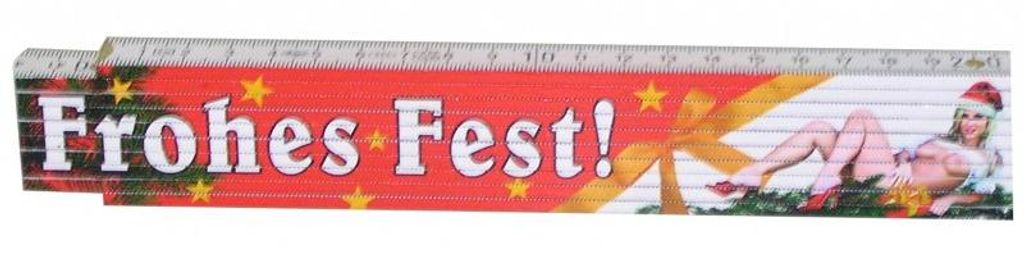 Zollstock Frohes Fest!