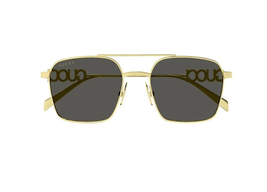 Lunettes de soleil de luxe Gucci GG1804S monture métal doré chic