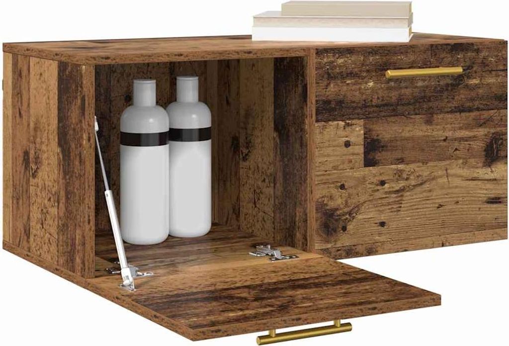 Langlebige Wandschrank Altholz 80 x 36.5 x 35cm Holzwerkstoff - Möbel923944 - Kommoden
