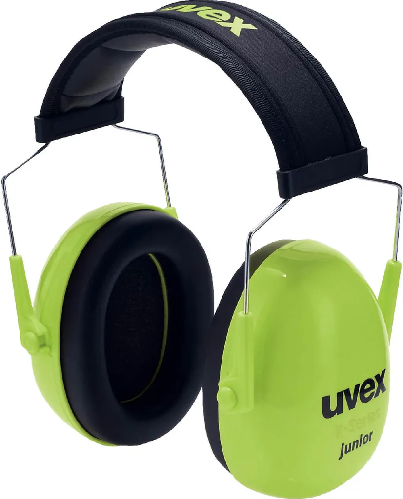 Uvex K Junior Lime 2600011 Casque Anti-Bruit Enfant Haute Protection