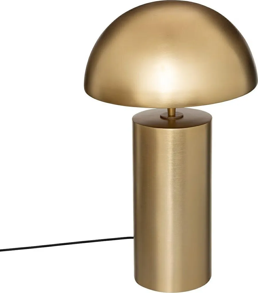 Luminaire de table champignon CHAMPI doré 50cm pour salon et bureau chic