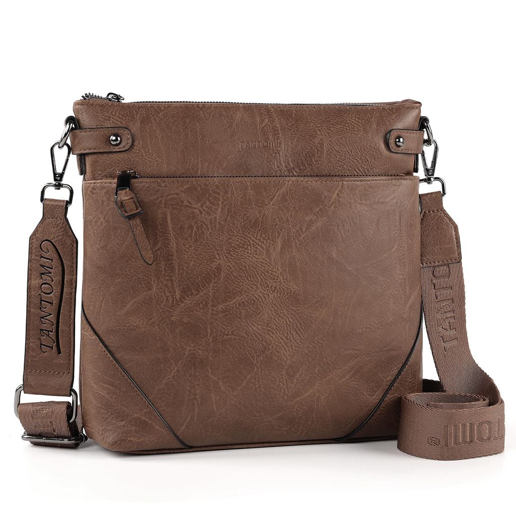 Damen Umhängetasche, Mittelgroß Handtasche Damen mit Produktbild 