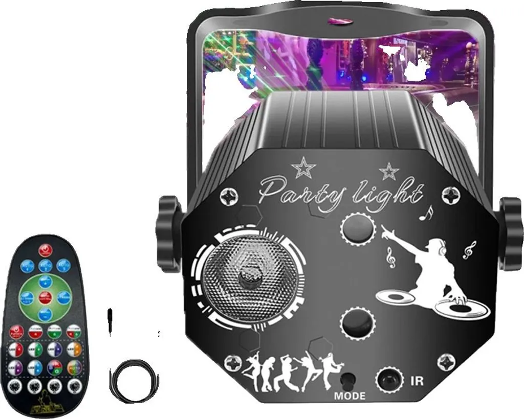 Luci Discoteca per Bambini e Feste - Proiettore Laser USB Ricaricabile