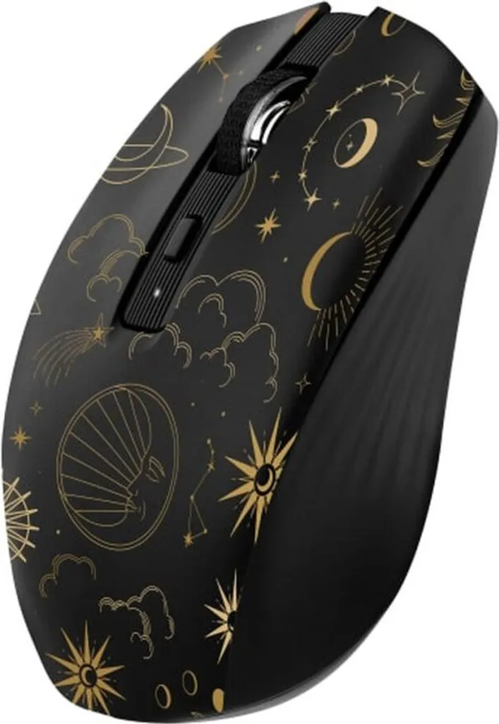 Souris sans fil T'NB ASTRO 2 noire 1600 DPI pour télétravail et bureau