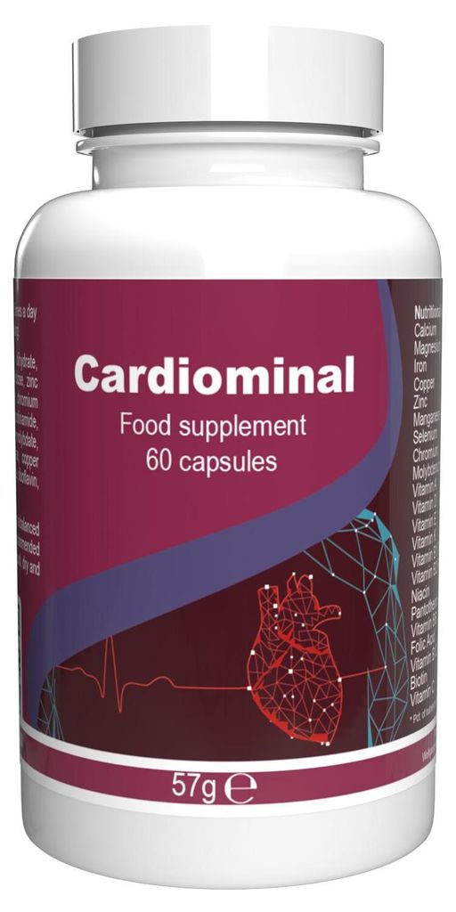Cardiominal - 60 Kapseln hochdosiert - Original Rezept aus Produktbild 