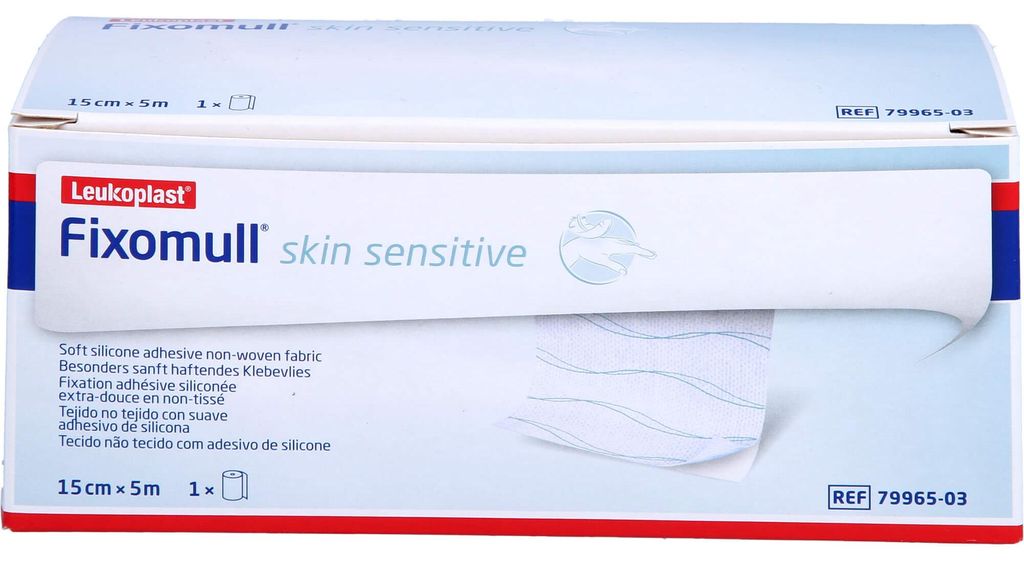 FIXOMULL SENSIBLE A LA PEAU 15CMX5M, 1 St PFL Image du produit 