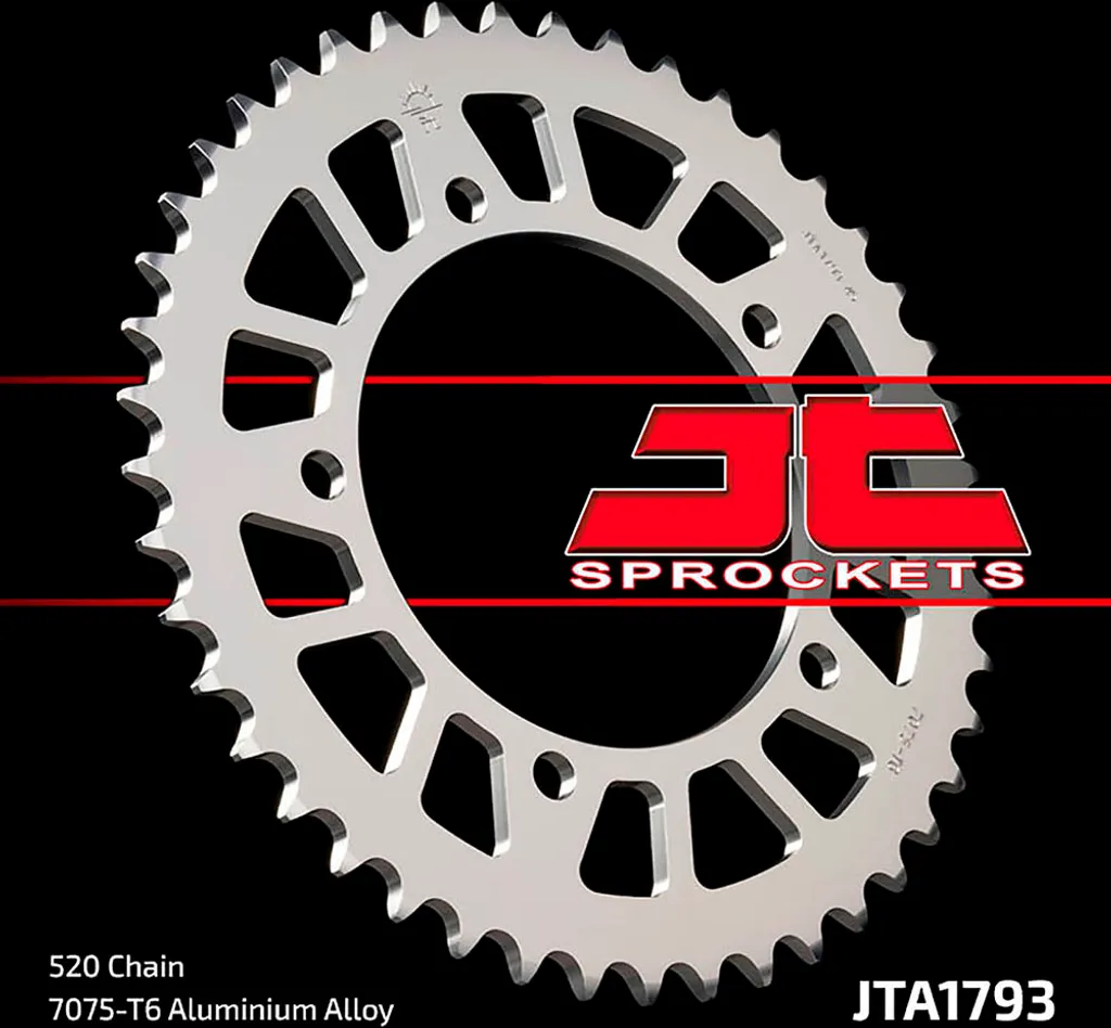 Pignon JT Sprockets Aluminium 43Z - Couronne Haute Performance 43 Dents